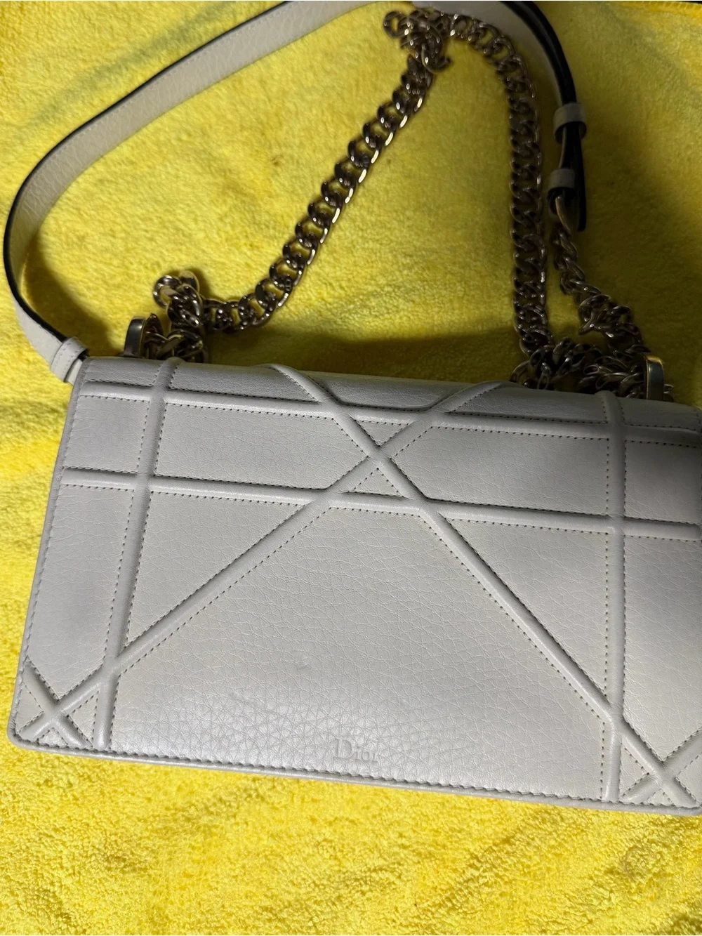 Christian Dior small grained calfskin Diorama flap bag